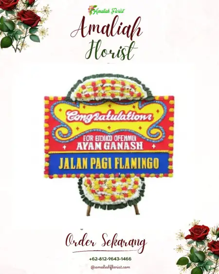 Sewa Papan Bunga Bane