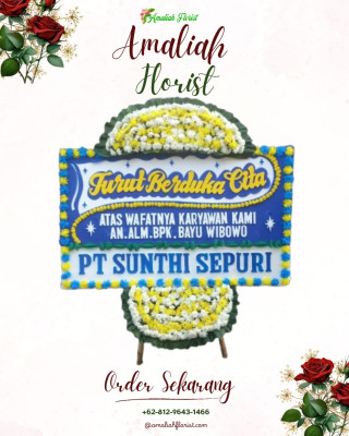 Papan Bunga Duka di Bane